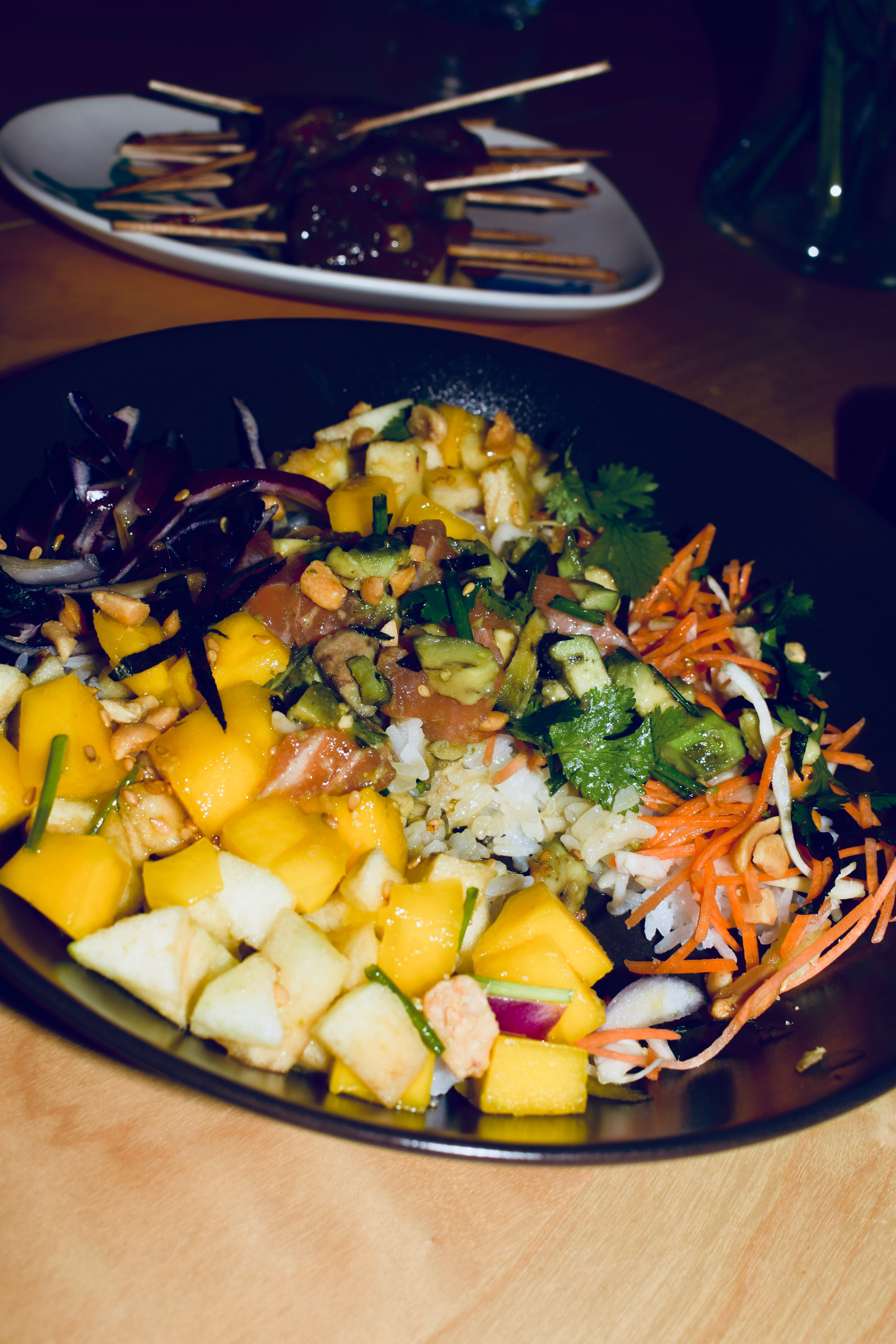 poke bowl, recette hawaïenne, salade hawaïenne, Tours
