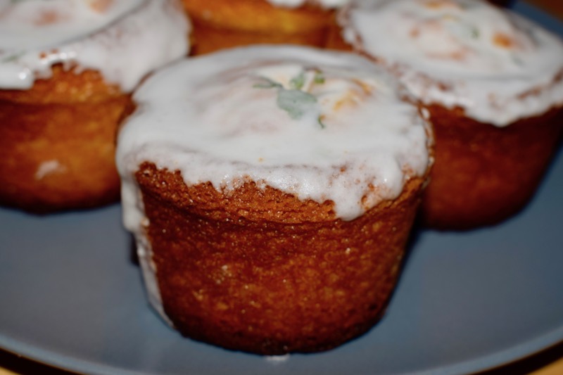 cupcake chocolat blanc, citron menthe fraîche