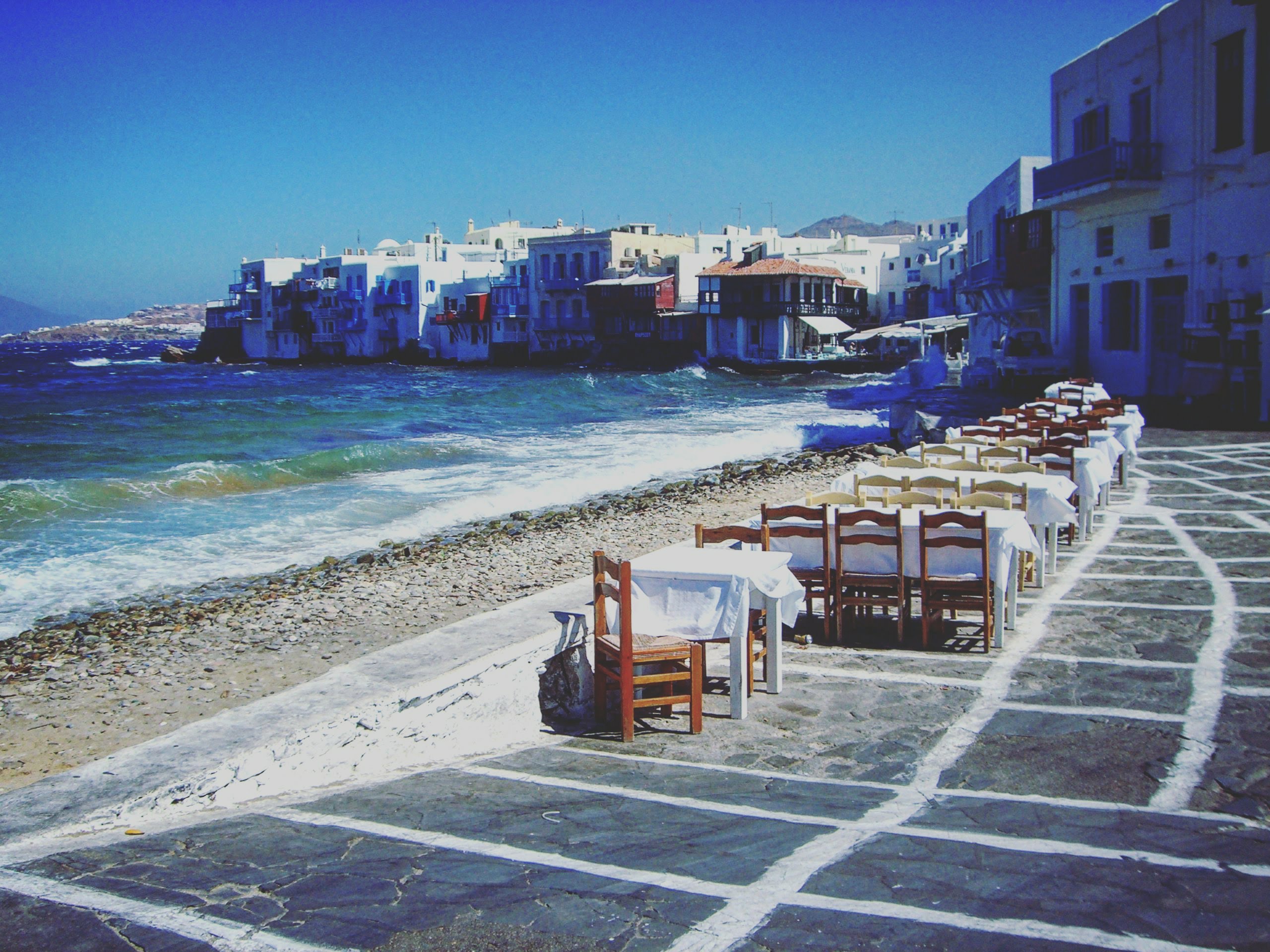 Mikonos au bords de l'eau