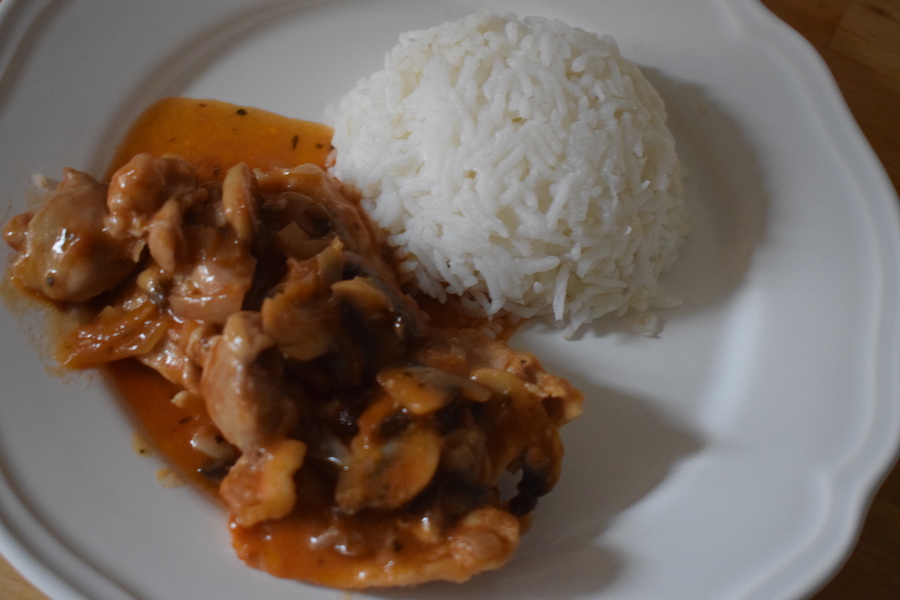 Poulet sauté chasseur (fiche technique&nbsp;n°111)