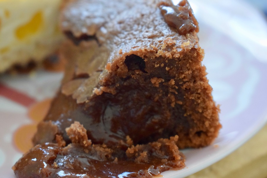 Fondant au chocolat caramel au cœur coulant