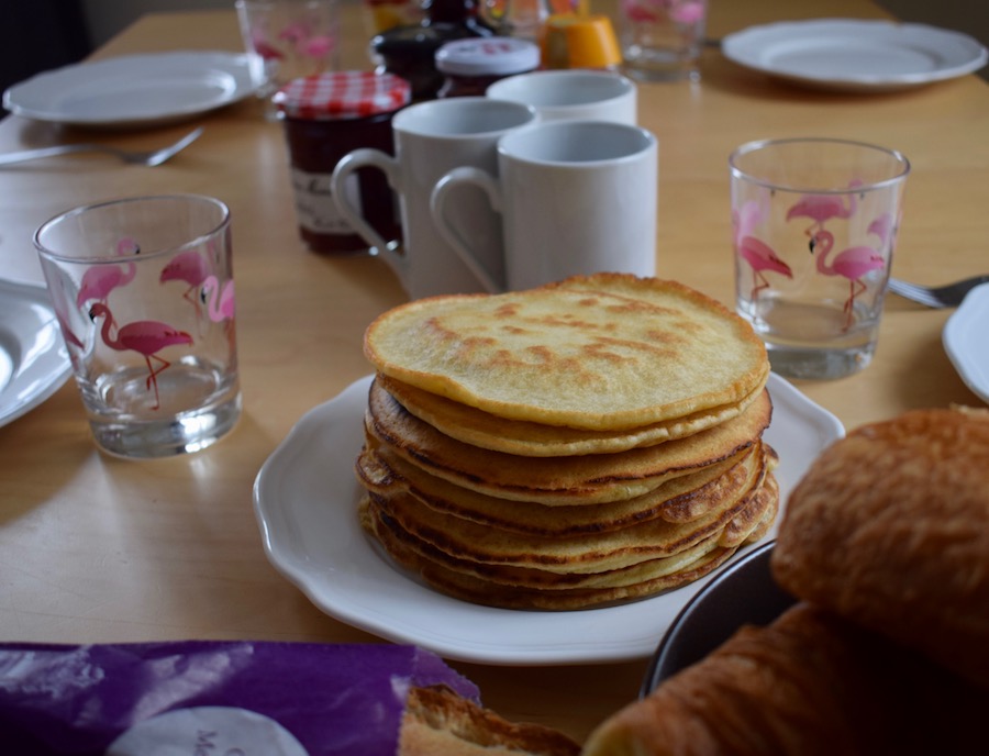 Pancakes légers au lait de soja