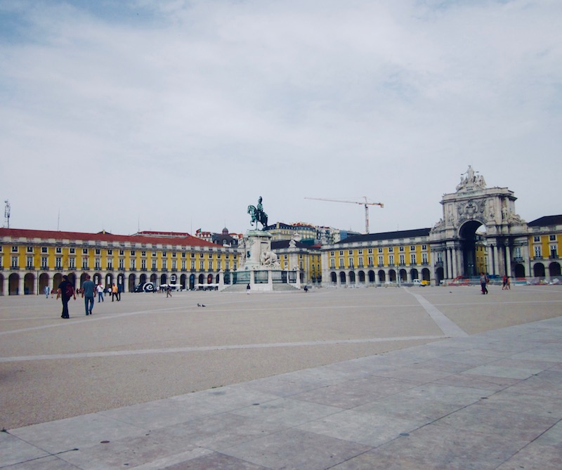 place du commerce, Lisbonne