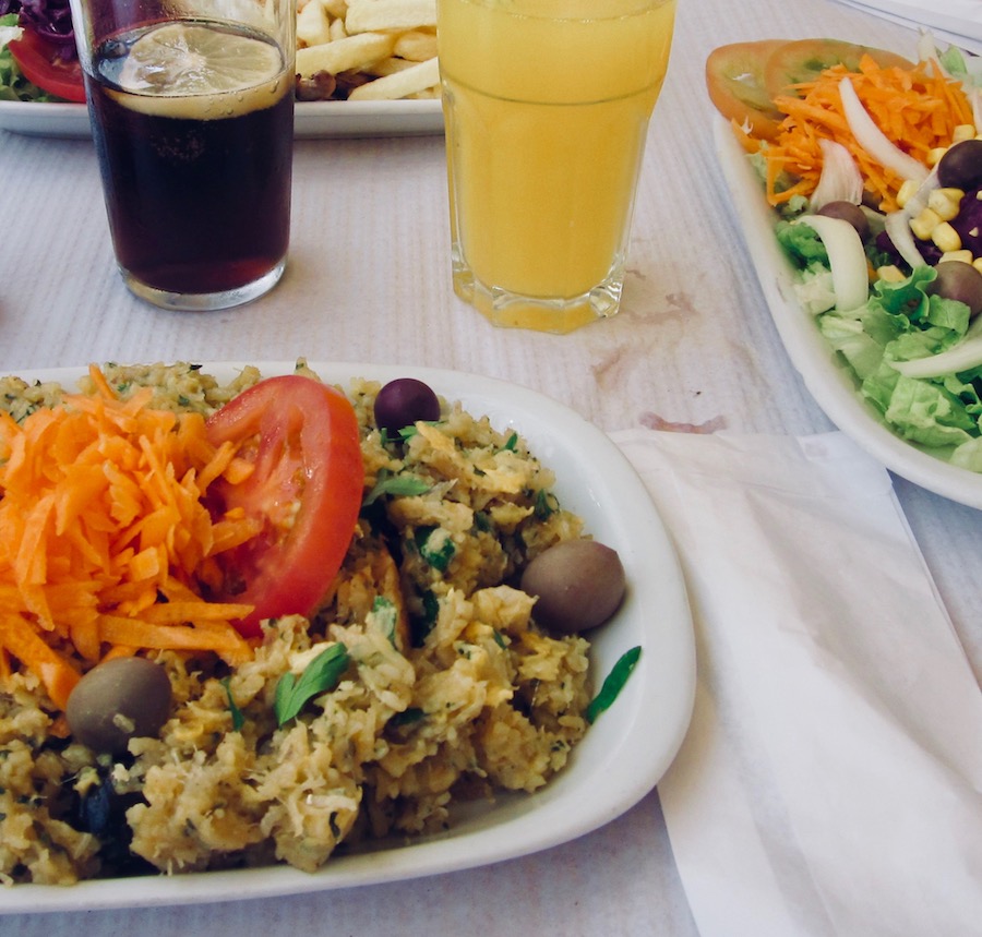 &nbsp;bacalhau a bràs, Lisbonne