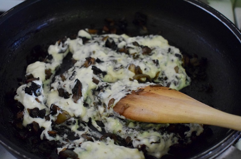 duxelle de champignons liée