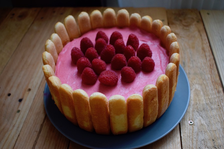 charlotte aux framboises fiche CAP CUISINE 154