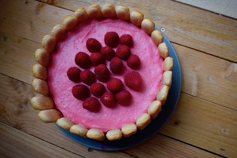 charlotte aux framboises fiche CAP CUISINE 154