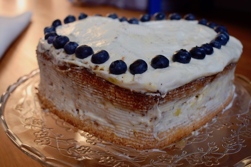 Chiffon cake façon Victoria cake