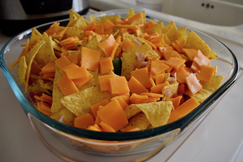 nachos maison, chips tortillas