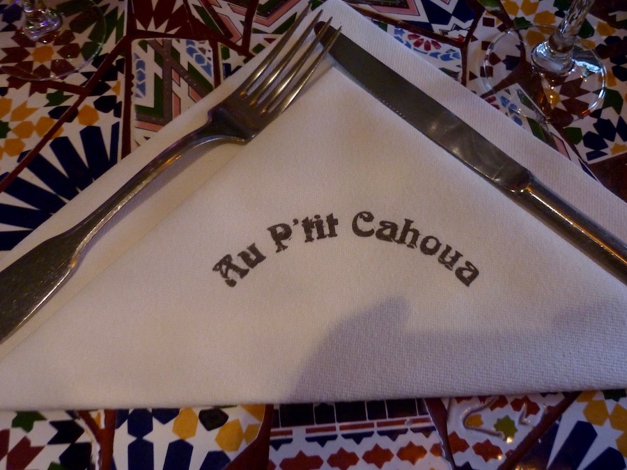 restaurant Au P'tit Cahoua Paris 13 ème, marocain