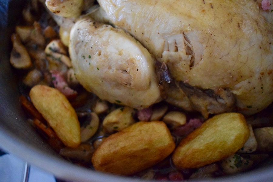 Poulet cocotte grand-mère (fiche technique n° 115) : poêler une&nbsp;volaille