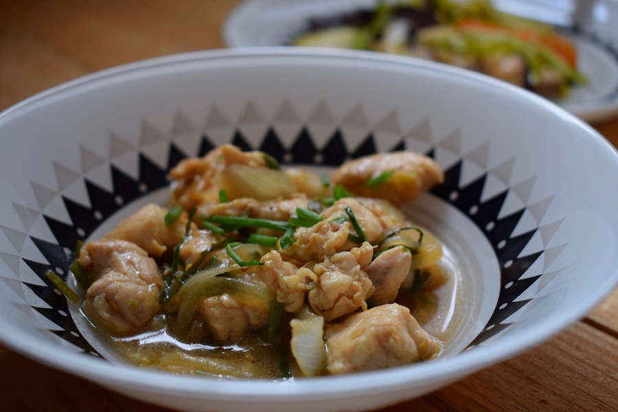 Poulet sauté au miel et au gingembre (ga xao gung)