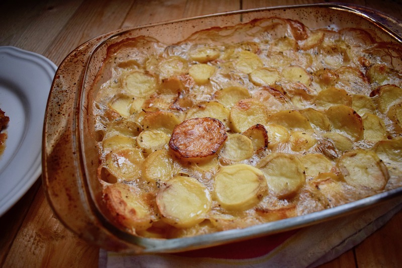 Pommes boulangère cap cuisine