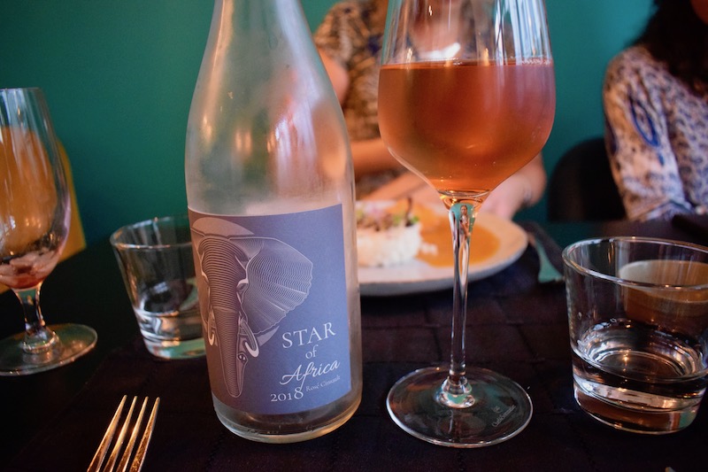 Restaurant L'Akan à Tours : Rosé d'Afrique du Sud
