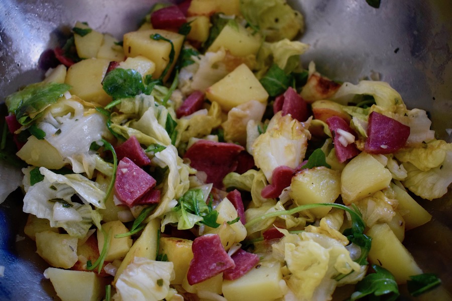 Salade de pommes de terre au&nbsp;chorizo