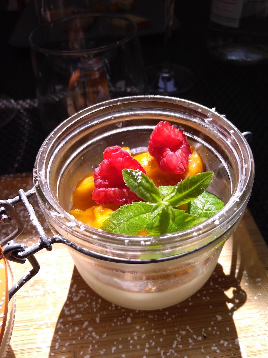 Restaurant Casse-Cailloux : Panna Cotta aux mirabelle 