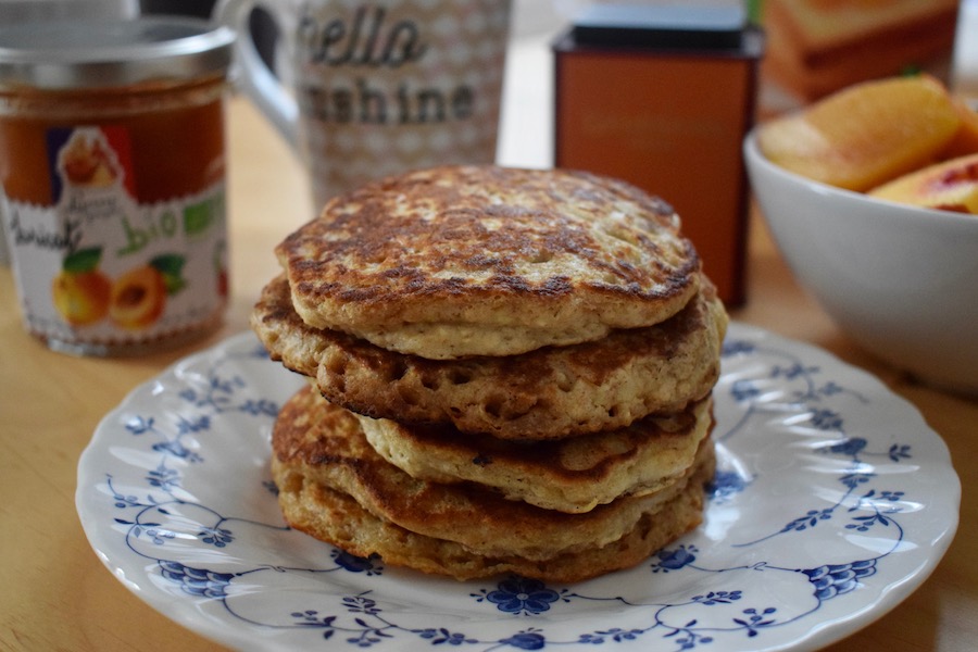 pancakes aux flocons&nbsp;d&rsquo;avoine