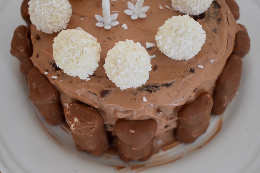 Layer cake chocolat & ganache montée au chocolat au lait