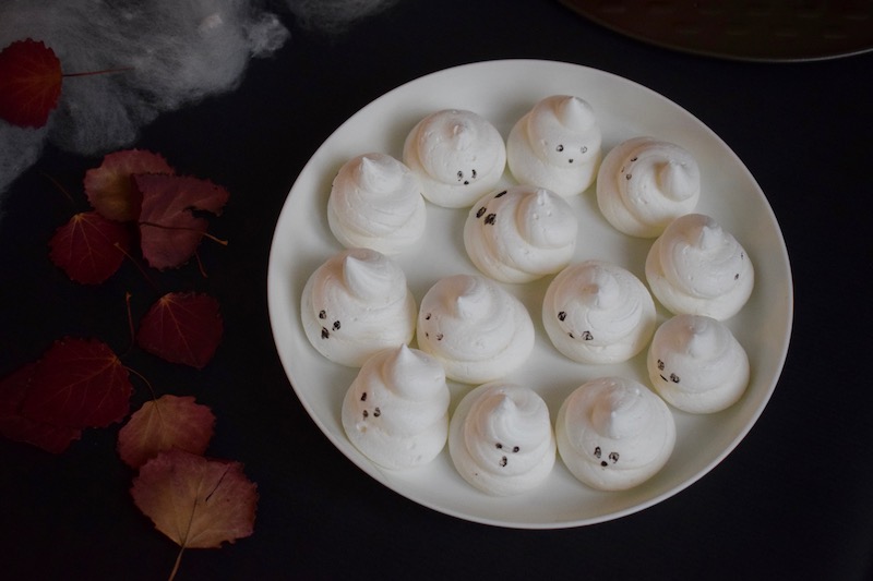 meringues fantômes, Halloween - Mangakel