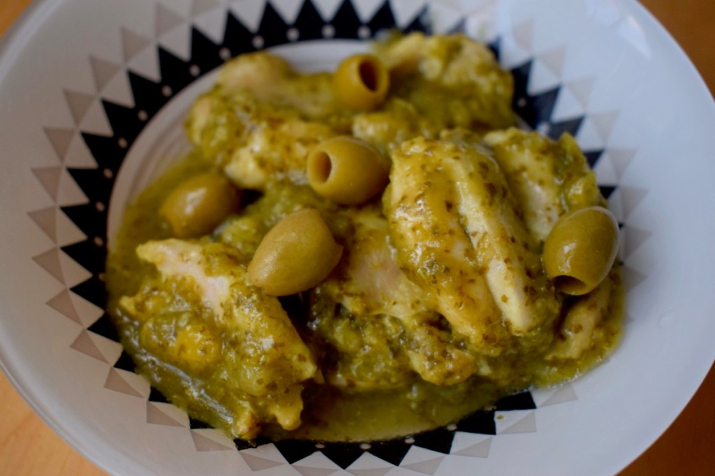 Tajine de poulet sauce&nbsp;Chermoula