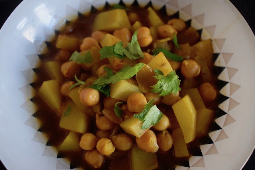 Curry de pois chiches & de pommes de&nbsp;terre