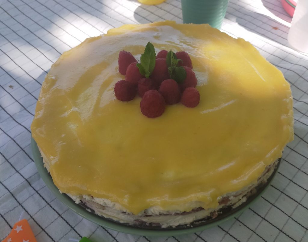 Tiramisu citron framboise