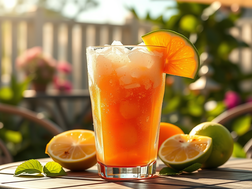 Granité de melon et citron vert