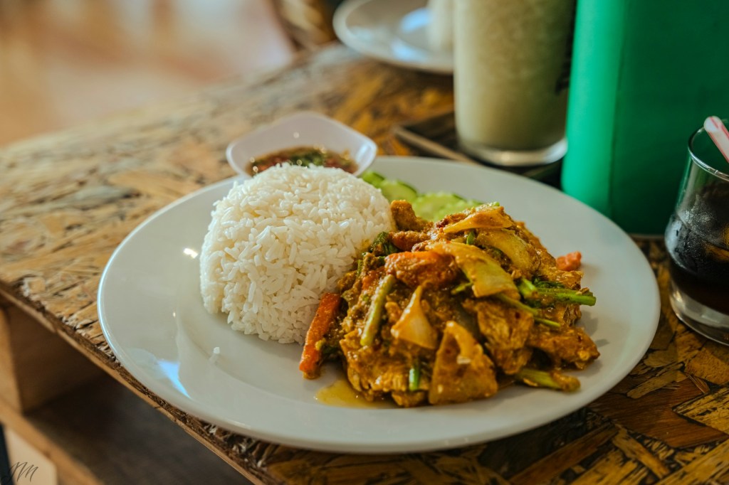 curry de poulet au lait de coco repas famille nombreuse pas cher